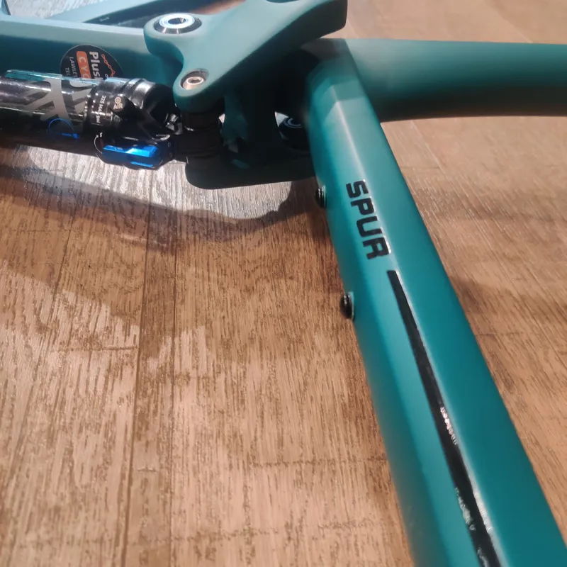 2022 Transition Spur Carbon Mountain Bike Frame in Green-3